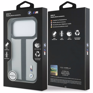 BMW M Perforated Stripe Logo MagSafe Ümbris jaoks iPhone 17 Pro - Hall