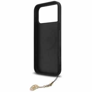 Guess 4G Charms Collection MagSafe ümbris jaoks iPhone 17 Pro Max - must