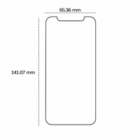 Karastatud klaas 2,5D jaoks iPhone XR / 11