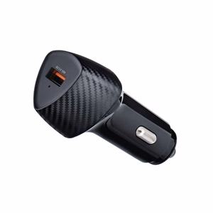 Car laadija Forcell F-Energy Carbon USB A QC3.0 3A 18W CC50-1A must