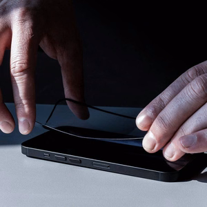 Crong 7D Nano Flexible Glass 9H kogu ekraani kattev hübriidne ekraanikaitse seadmele iPhone 14 Pro