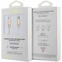 Guess Ebossed Logo USB-C / Lightning kaabel 1.5m fast charging - kuldne