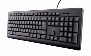 Trust TK-150 universaalne klaviatuur USB QWERTY must