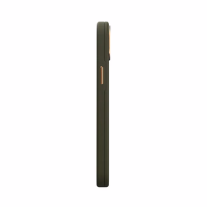 Moshi Napa ümbris seadmele iPhone 14 Plus, MagSafe'iga ühilduv, vegannahast, Juniper Green värvitoonis