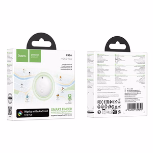 Hoco E93A jälgija Google Find My Device ühilduv valge