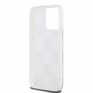 DKNY Liquid Glitter Multilogo ümbris jaoks iPhone 15 Pro Max - valge
