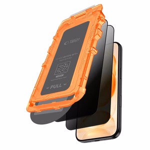 Tech-Protect Quick Set Spy+ 2 privaatsusfiltriga kaitseklaasi komplekt mudelile iPhone 18 Pro Max