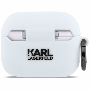 Karl Lagerfeld Silicone Karl Head 3D ümbris AirPods Pro 3 valge