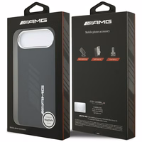 AMG Silicone Oversize Rhombs MagSafe Ümbris jaoks iPhone Air - must