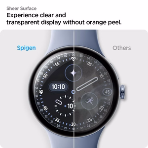 Spigen Elite Shield EZ Fit 2 hüdrogeelkile komplekt mudelile Google Pixel Watch 45 mm