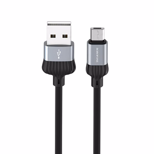 Borofone кабель BX28 Dignity - USB на Micro USB - 2,4A 1 метр серый