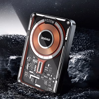 Dudao TGK1 elektripank koos MagSafe juhtmevaba laadijaga 20W 10000mAh must (TGK1-must)