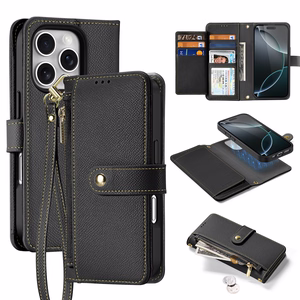 Dux Ducis Lawa Leather Ümbris jaoks iPhone 16 Pro Max - Must