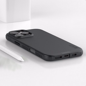 Nillkin Super Frosted Shield Pro Magnetic Ümbris jaoks iPhone 16 Pro Max - must