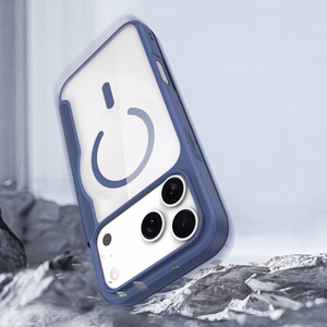 Dux Ducis Skin X Pro iPhone 17 Pro Max Ümbris with Wallet, MagSafe Compatible - Sinine