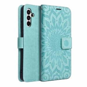 MEZZO Book ümbris jaoks SAMSUNG A13 5G / A04S mandala roheline