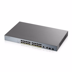 Zyxel GS1350-26HP-EU0101F hallatav L2 võrgulüliti, Gigabit Ethernet (10/100/1000), PoE – hall