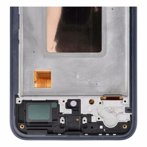 REWA OLED LCD-ekraan raamiga SAMSUNG A35 jaoks, must