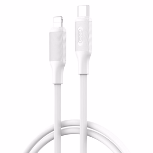 XO kaabel NB-Q265A PD USB-C - Lightning 1,0m 27W, valge