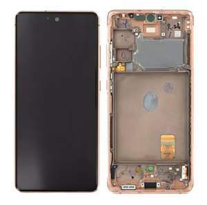 LCD ekraan Samsung G780/G781 S20 FE puuteekraani ja raamiga Cloud Orange originaal (service pack)