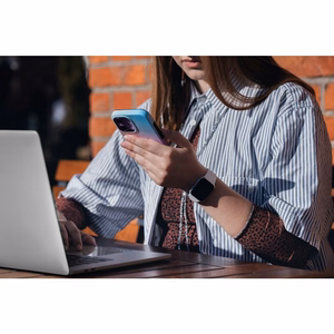 Ümbris jaoks iPhone 15 PRO Forcell F-Protect Mirage compatible with Magsafe Military Drop-Test pinky sinine