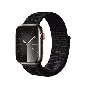 Crong Nylon Reflex Sport rihm Apple Watch 38 / 40 / 41 / 42 mm kellale, must