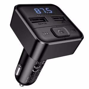 Borofone saatja FM BC63 Selecto MP3, Bluetooth - 2xUSB - must
