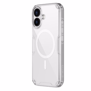 Nillkin Nature TPU Pro Magnetic Ümbris Compatible with MagSafe jaoks iPhone 17 - Läbipaistev