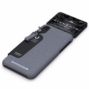 Nordic Elements Original Idun ümbris seadmele iPhone XR, keskmiselt hall
