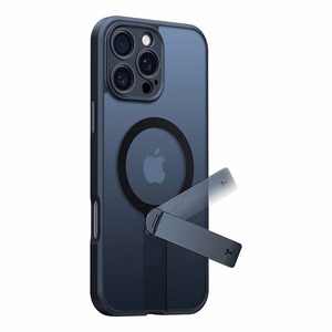 Torras Pstand Spin ümbris iPhone 16 Pro-le (must)