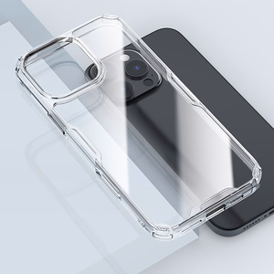 Чехол Nillkin Nature Pro для iPhone 16 Pro - прозрачный и белый