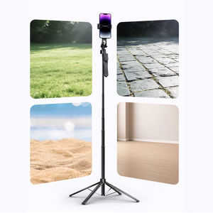 Selfipulk Orico SPN185 1/4 tolli statiiv telefoni kaamerale 360 kraadi pööramisega Bluetooth 5.2 - must