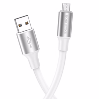 Borofone Kaabel BX82 Bountiful - USB to Micro USB - 2,4A 1 metre valge