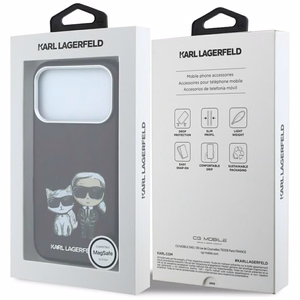 KARL LAGERFELD ümbris mudelile IPHONE 18 Pro /17 Pro ühildub MagSafe'iga (Bodies Sketch) (värv: bordoopunane)
