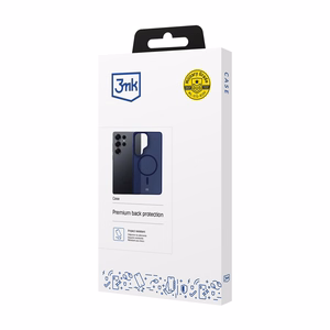 3mk Smoke MagCase Samsung Galaxy S25 Ultra jaoks sinine-poolläbipaistev