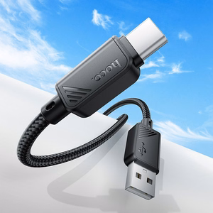 Кабель USB A to USB C Hoco 3A 1 m X113 черный