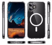 Perfectionists läbipaistev Mag Ümbris Apple iPhone 16 Plus läbipaistev