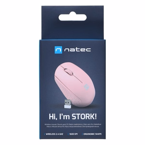 NATEC STORK hiir kodu RF juhtmevaba + USB Type-A optiline 1600 DPI