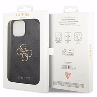 Guess GUHCP15L4GMGGR iPhone 15 Pro 6.1" hall/hall hardcase 4G Big Metal Logo