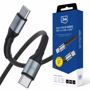 3mk Hyper Cable N-SERIES USB-C / USB-C kaabel 3m PD 3.0 QC 3.0 20V/3A 60W must