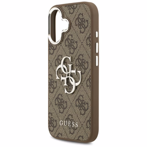 Guess 4G Big 4G Classic Logo ümbris jaoks iPhone 17 - brown and hõbedane