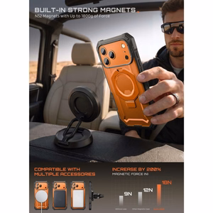 Supcase Grip Pro Mag MagSafe ümbris iPhone 18 Pro Max / 17 Pro Max – oranž