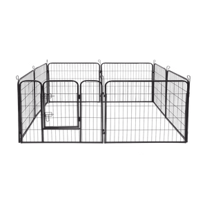 REBEL ANIMALS modulaarne terasest koeraaedik, suurus S, 8 paneeli, 80 × 60 cm