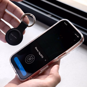 Must Blavec BTG-01 Bluetooth-esemejälgija Apple'i ja Androidi seadmetele (BTBTG01-B)