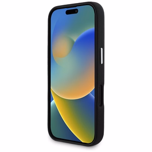 Karl Lagerfeld Saffiano Full Wrapped Elongated Metal Logo MagSafe Ümbris jaoks iPhone 16 - must