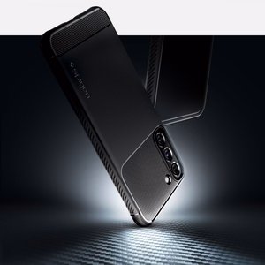 Spigen Rugged Armor ümbris Samsung Galaxy S22-le - matt must