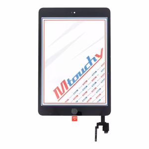 MUSTTBY puuteekraan + tagakleebis + Home iPAD Mini 3 jaoks (must)