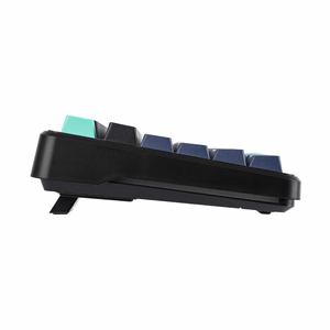 AULA Gasket F87 Pro klaviatuur must tsüaan sinine GrayWoodV4 RGB