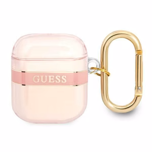 Guess GUA2HHTSP AirPodsi ümbris roosa/roosa rihma kollektsioon