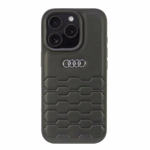 Audi Synthetic Leather iPhone 16 Pro 6.3" must/must hardcase AU-TPUPCIP16P-GT/D2-BK
